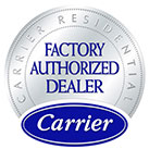 Carrier Residential Factory Authorized Dealer logo