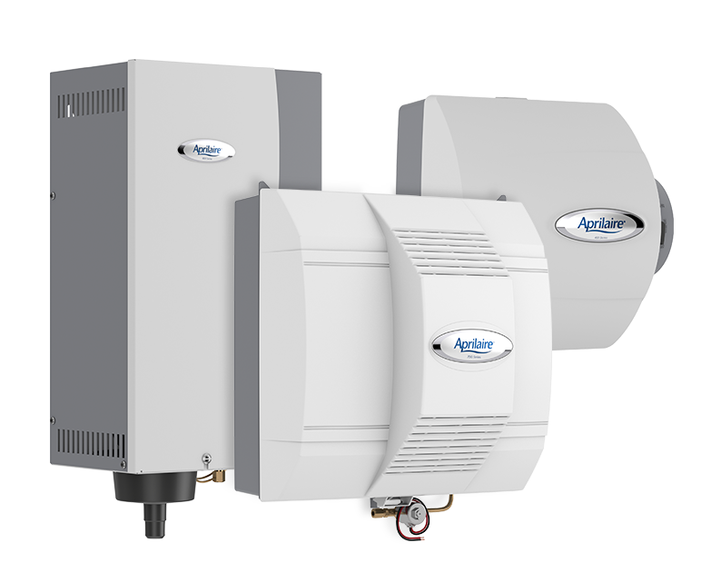 Humidifiers from Aprilaire can be built into your existing heating or cooling system adding comfort while lowering fuel costs