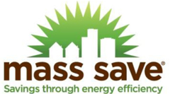 Mass Save logo, savings through energy efficiency