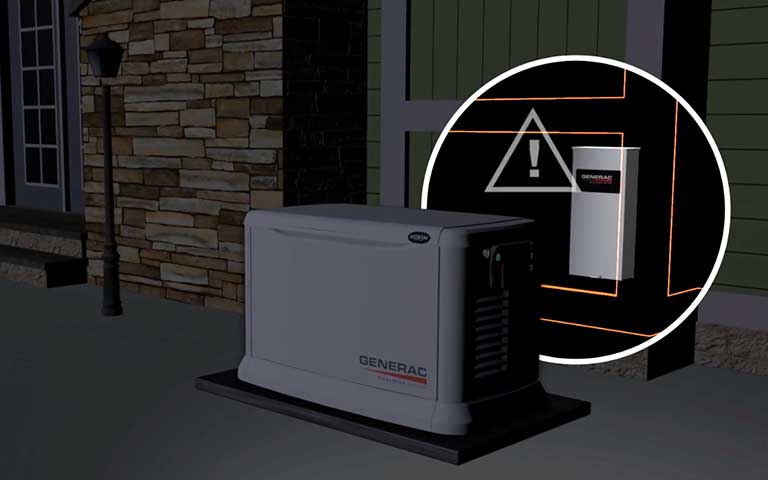 How your home standby generator works: Within seconds of losing power, your Generac generator senses a problem.